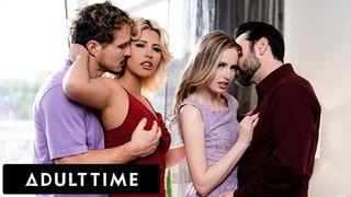 Scarlett und die spanische Babe lassen sich doppelt ficken